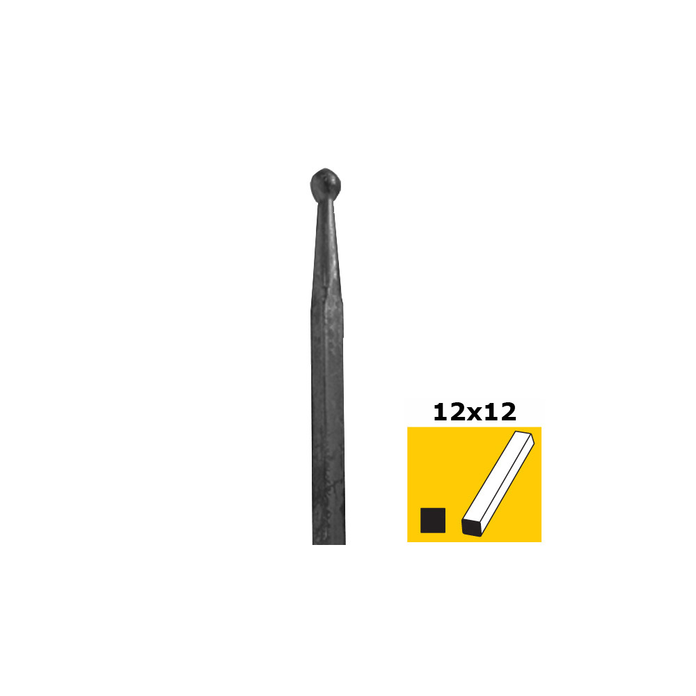 Pręt z kulką h150, b15, n12x12mm