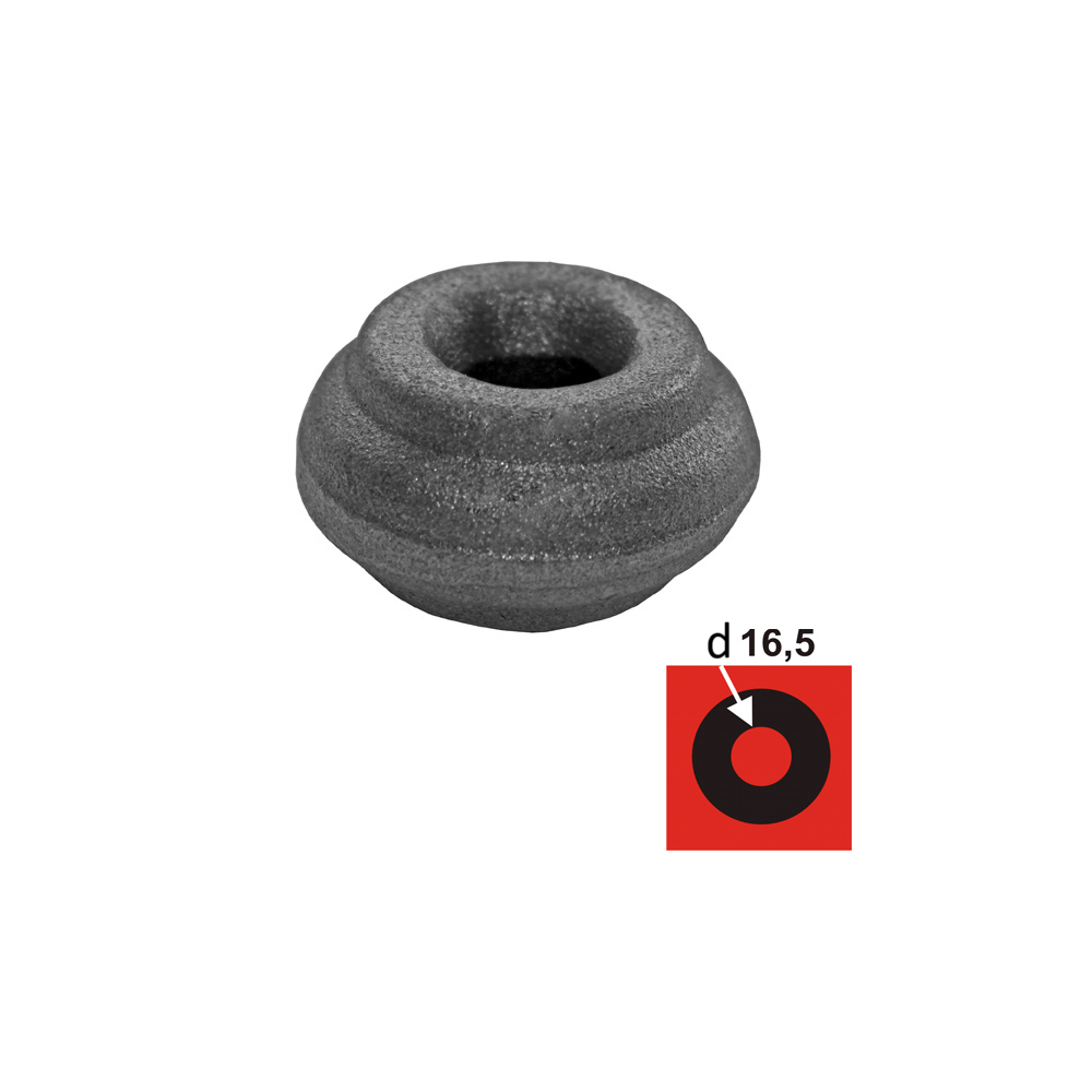 Pokrywa D40x22mm, otwór d16,5mm