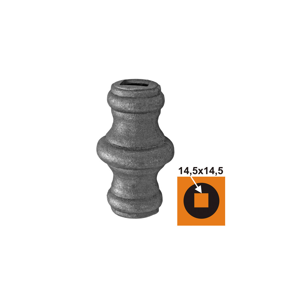 Pokrywa h62,2 D42, 14,5x14,5mm