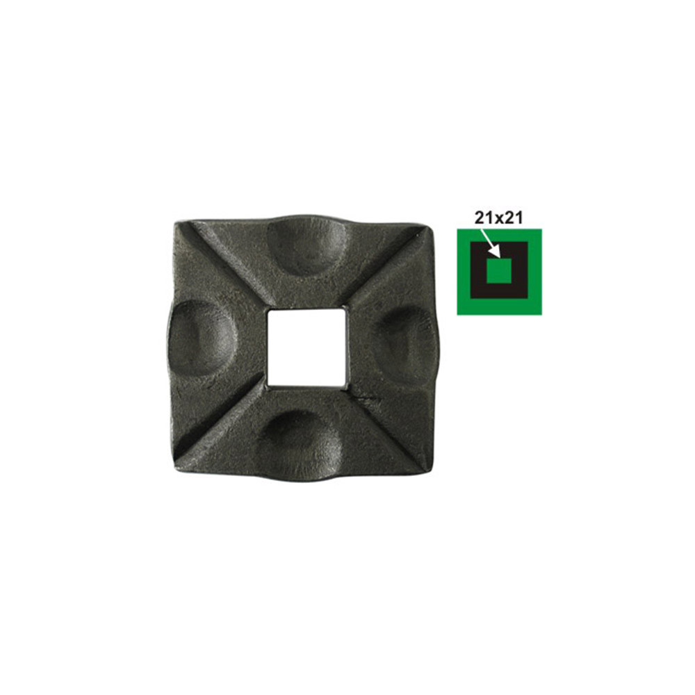 Rozeta 70x70, 21x21, t6mm