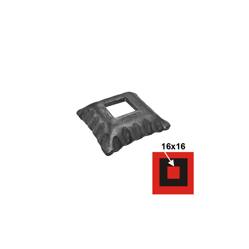 Rozeta 50x50, 17x17, h13mm