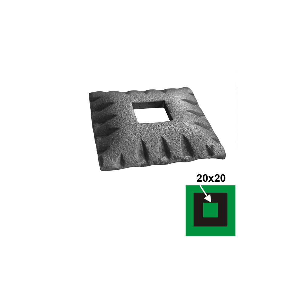 Rozeta 77x77, 21,5x21,5, h17mm