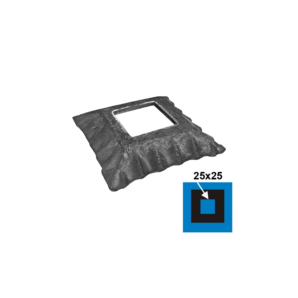 Rozeta 77x77, 26x26, h17,5mm