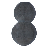 Podwójna kula zdobiona pełna D30, h52mm