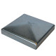 Nasadka stalowa cynkowana na słupek 100x100 mm, wysokość 25 mm, grubość 1,25 mm