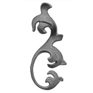 Liść prawy h180, b85, t4mm