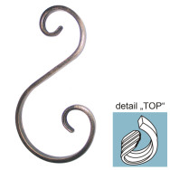 Element Shape-S h300, b130/70, 12x6mm