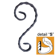 Element kształtowy-S 170x80/47, P/030-11x6mm