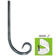 Element kształtowy-połowa 70x130, 12x12mm