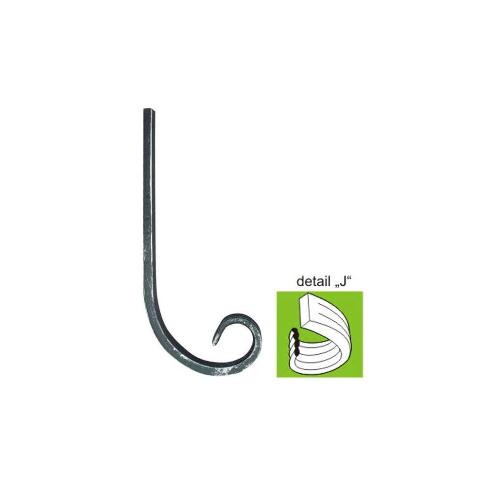 Element kształtowy-połowa 70x130, 12x12mm