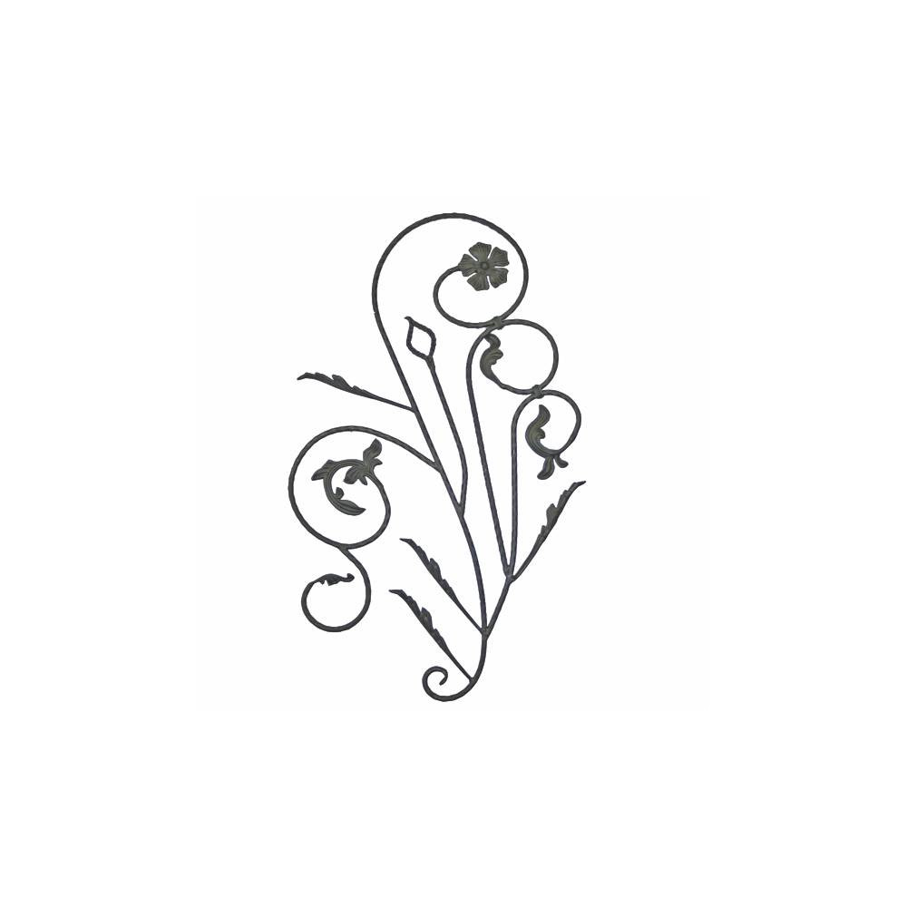 Ozdoba lewa h1120, b680, P/111-D12mm