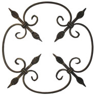 Ornament h450, b450, 12x6mm