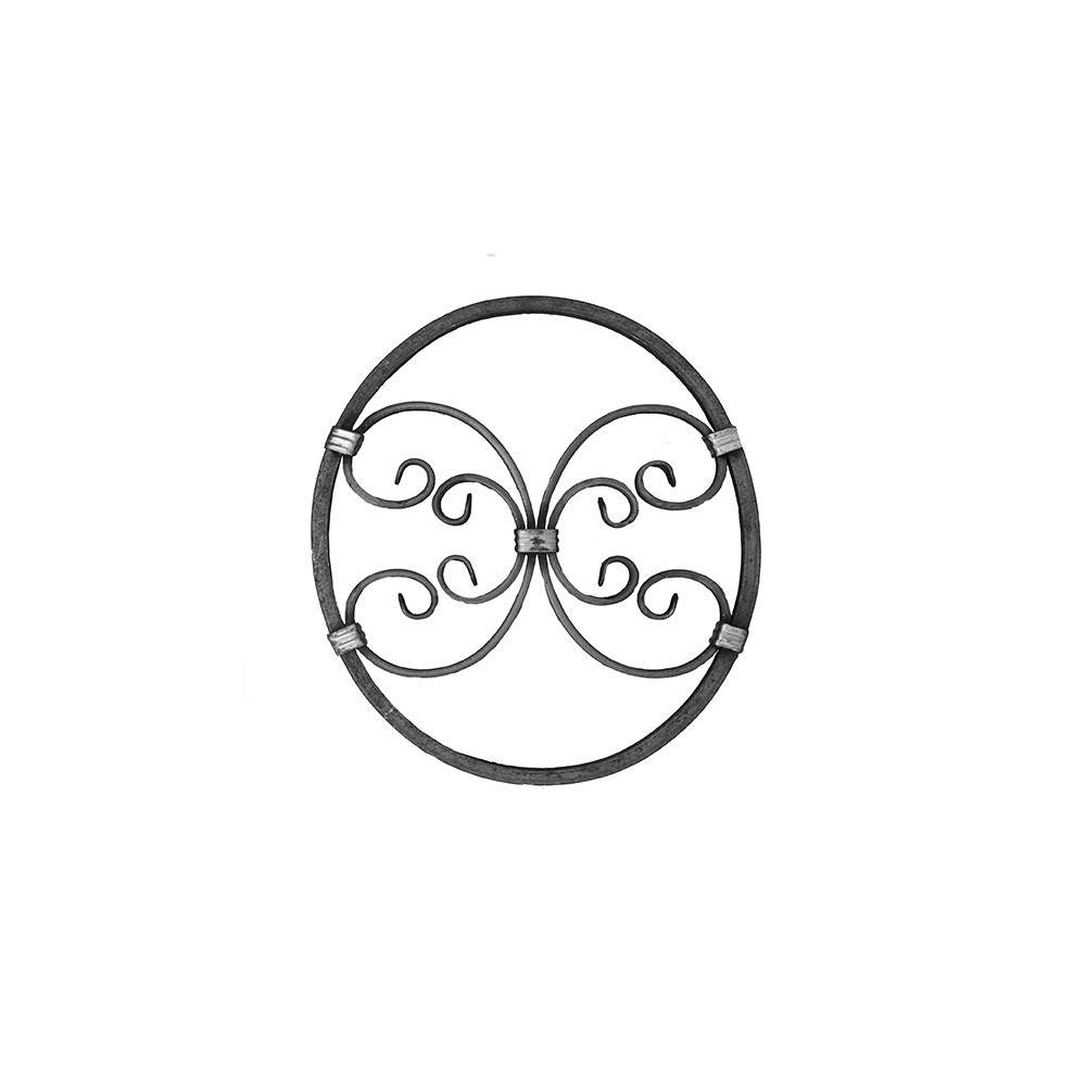 Ornament h370, b300, 12x12/12x6mm