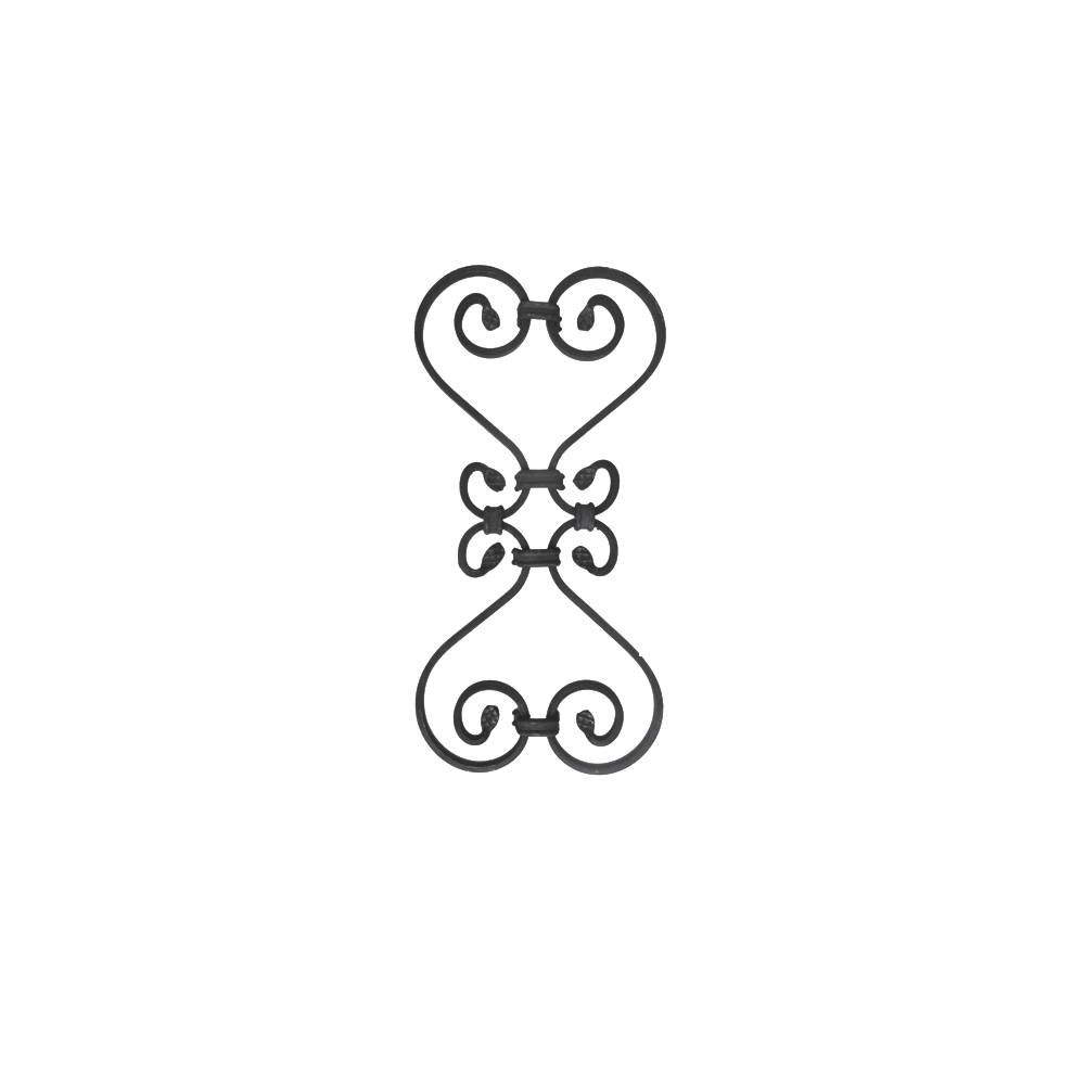 Ornament 410x200, 12x6, d12x12mm