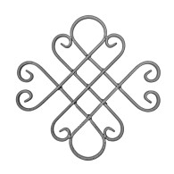 Ornament h410, b410, 16x8mm