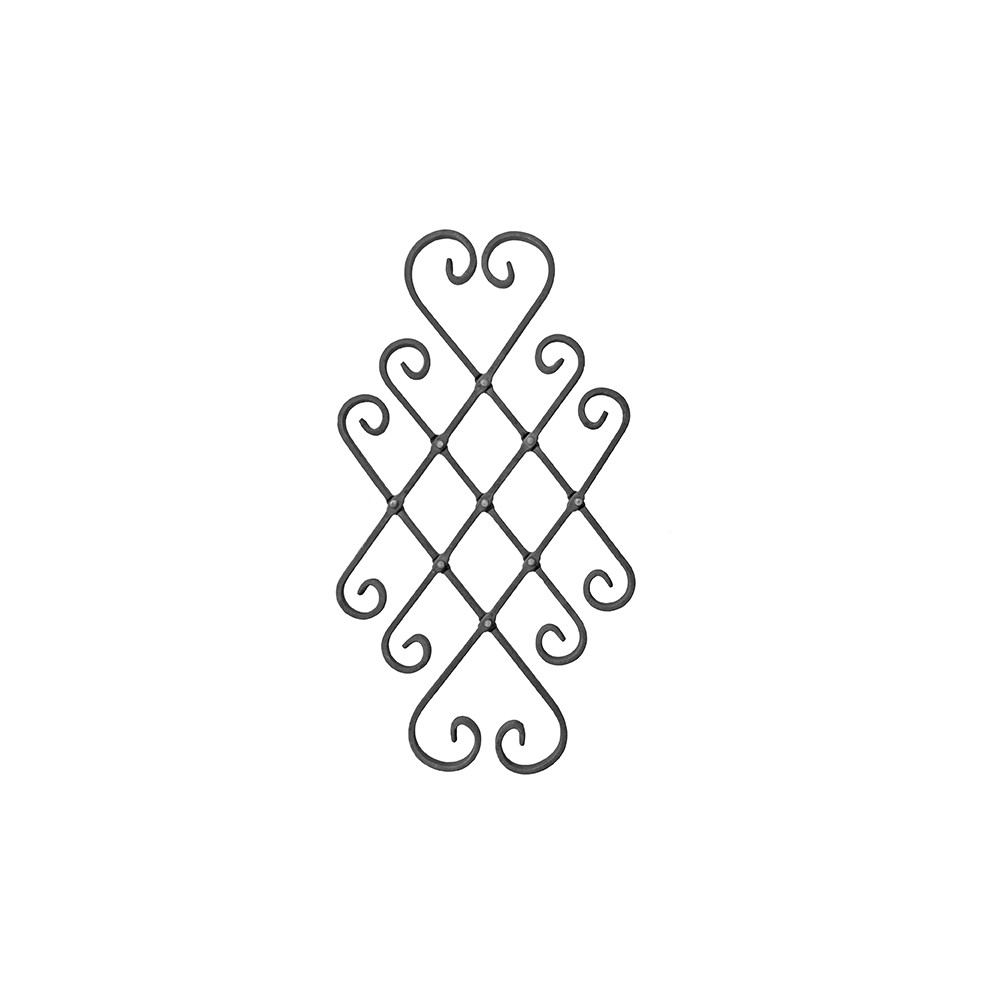 Ornament h580, b440, alt.h620, b380, 16x8mm