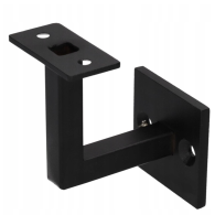 Uchwyt poręczy, czarny, Fe