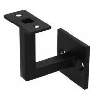 Uchwyt poręczy, czarny, Fe