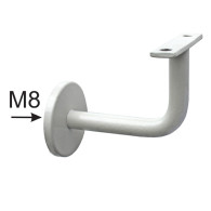 Wspornik uchwytu 90x60mm, M8, D50mm, biały
