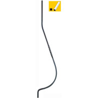 Listwa ozdobna ze stopką h900, 12x12mm