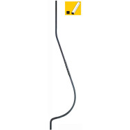 Listwa ozdobna ze stopką h900, 12x12mm