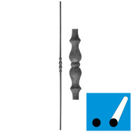 Pręt kuty h1000, b25, D12mm