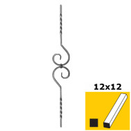 Listwa ozdobna h900, b130mm, 12x12mm