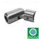 Uchwyt do wypełnienia prętowego stal nierdzewna AISI 304 regulowany osiowo d12 do słupka 42,4 mm