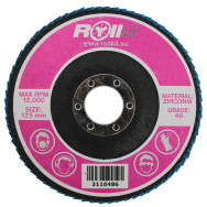 Tarcza tnąca ze stali nierdzewnej, D125, d22,2, t7,25 mm, P40