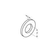 Podkładka szeroka, Nierdzewna, M8