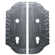 Zdobiona płyta bramy 265x105, t3, 90, d18,5mm