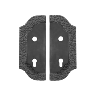 Zdobiona płyta bramowa, 268x107, t3, a90, D20mm