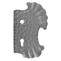 Dekorowana płyta bramy P 275x160, t3, C90, D22mm