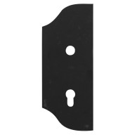 Gładka płyta bramy 265x105, t3, a90, D19mm