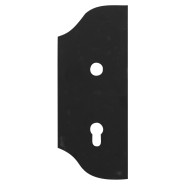 Gładka płyta bramy 265x105, t3, a90, D19mm