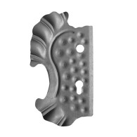 Zdobiona płyta bramy lewa 290x160, t2, d20, 90mm