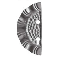 Zdobiona płyta bramy lewa 265x125, t1,2, d19, 85