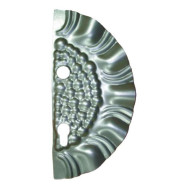 Zdobiona płyta bramy prawa 265x125, t1,2, d19, 9