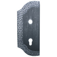 Zdobiona płyta bramy lewa 265x105, t3mm, 85mm