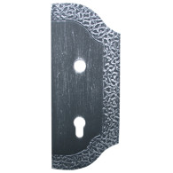 Zdobiona płyta bramy prawa 265x105, t3mm, 85mm