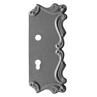 Dekorowana płyta bramy P 315x135, t2, a85, d20mm