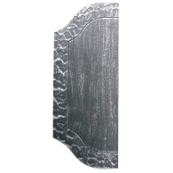 Dekorowana płyta bramy bez otworów 265x105, t3mm