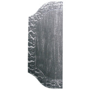 Dekorowana płyta bramy bez otworów 265x105, t3mm