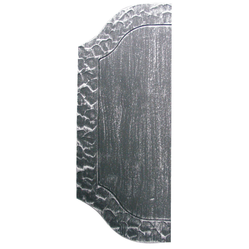 Dekorowana płyta bramy bez otworów 265x105, t3mm