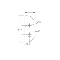Zdobiona płyta bramowa 268x106, t3mm