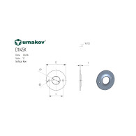 Uchwyt blokady etykiety D50, t2, d20mm