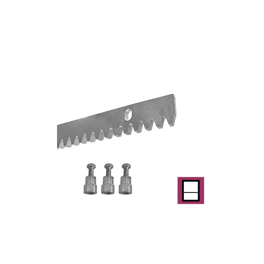 Grabie ze stali Zn, 30x8mm, L1m, max 1200kg