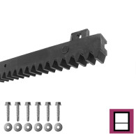 Plastikowy grzebień PVC+Fe, 27x18mm, L1m, max 700kg