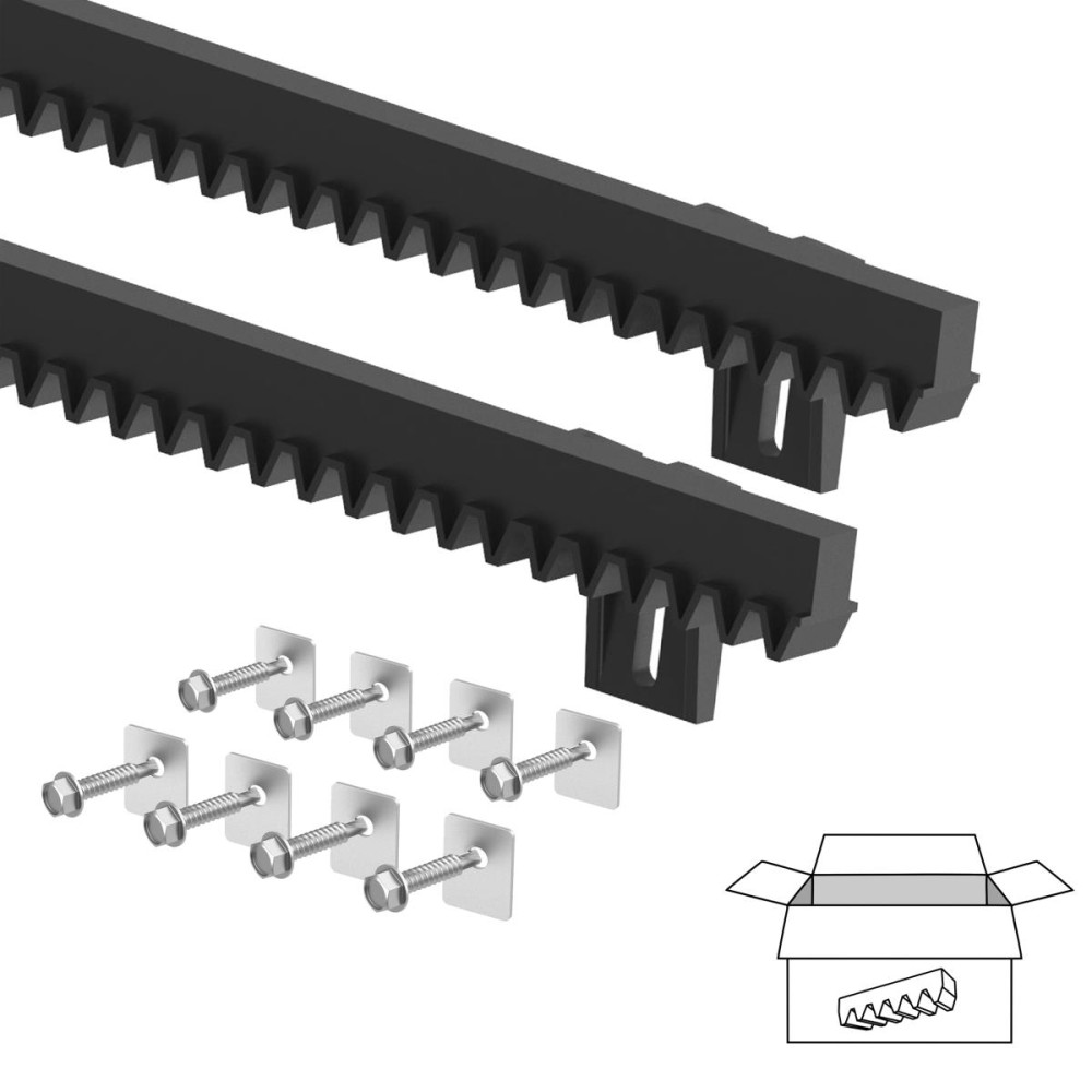 Grzebień nylonowy z rdzeniem Fe, lekki, L 1+1m, maks. 300 kg