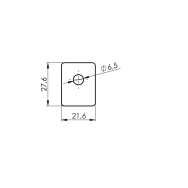 Zestaw montażowy do grzebieni nylonowych H/01PVC